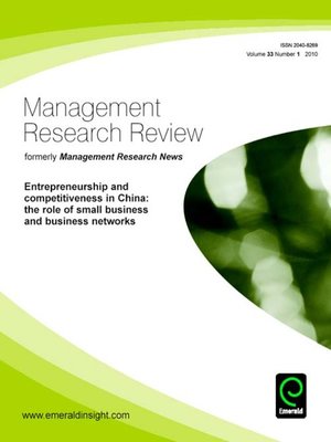 cover image of Management Research Review, Volume 33, Issue 1